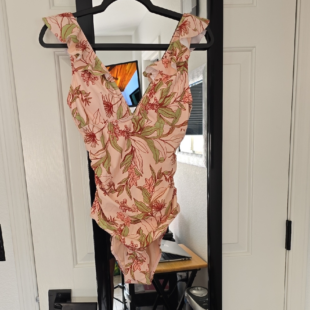 Cupshe Peach One Piece Nwt Sz Med